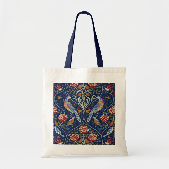Tote Bag Oiseaux et fleurs, William Morris (Devant)