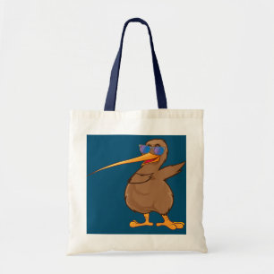 Tote Bag Oiseaux néo-zélandais Dabbing Kiwi Bird Da Dance