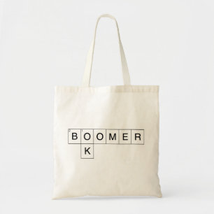 Tote Bag OK BOOMER (mot croisé)