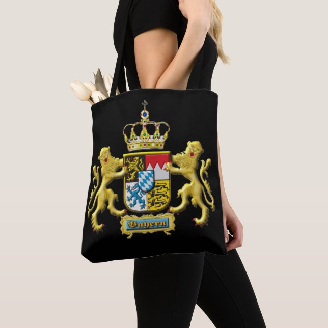 Tote Bag Oktoberfest - Bavière Crest (De près)