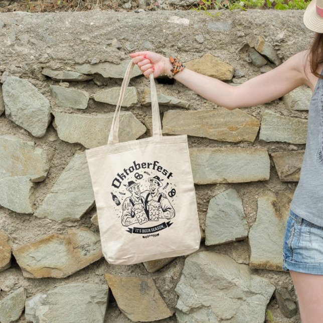 Tote Bag Oktoberfest Hommes Boire de la bière (Créateur téléchargé)