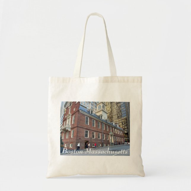Tote Bag Old State House à Boston Massachusetts (Devant)