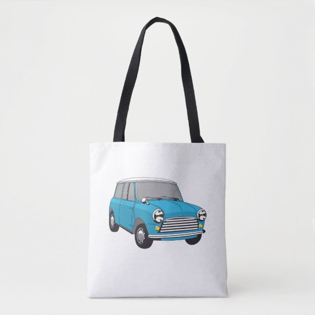 Tote Bag Oldtimer Blue Mini (Devant)