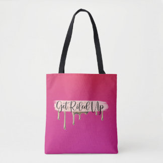 Tote Bag Ombré fourre-tout de roses indien