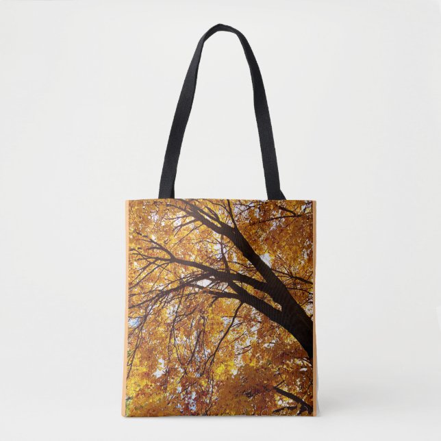 Tote Bag Ombres de l'arbre d'automne (Devant)