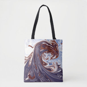 Tote Bag ondes monstrueuses Meilleure peinture abstraite