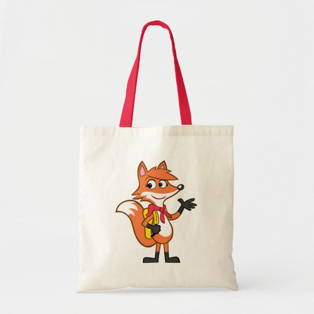 Tote Bag Ondulation de Fox de Rick | Scarlett de garde (Devant)