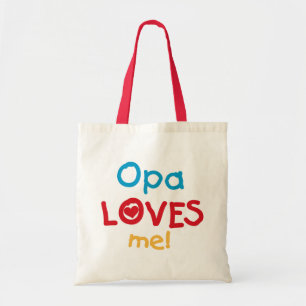 Tote Bag Opa aime mes t-shirts et cadeaux