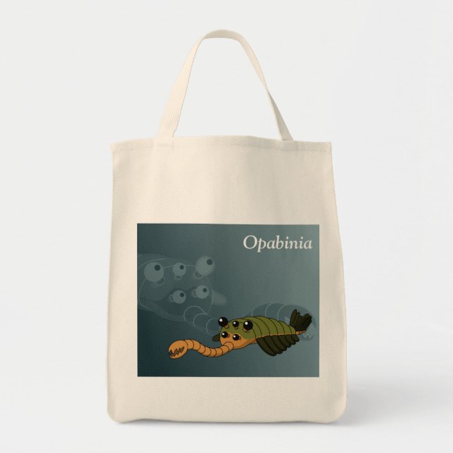 Tote Bag Opabinia - Animal préhistorique (Devant)
