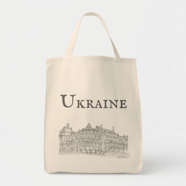 Tote Bag Opéra + Ballet Théâtre, Odessa, Ukraine (Devant)
