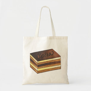Tote Bag Opéra Cake Pâtisserie Pâtisserie française Dessert