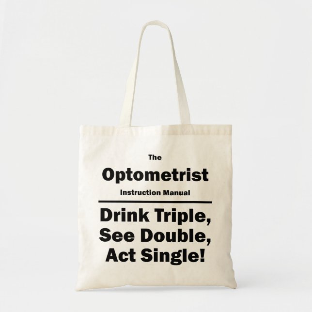 Tote Bag optométriste (Devant)