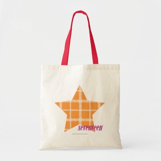 Tote Bag Orange 2 de plaid (Devant)