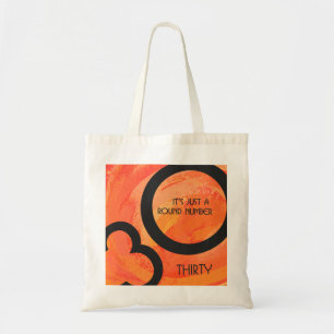 Tote Bag Orange 30 décades Anniversaire