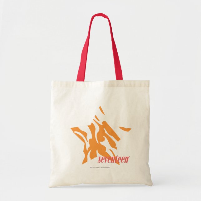 Tote Bag Orange 3 de zèbre (Devant)
