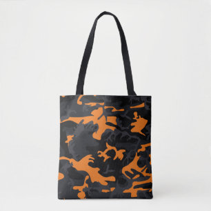 Tote Bag Orange Highlights Camo