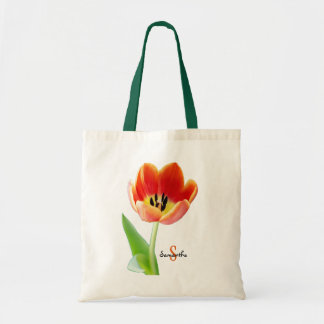 Tote Bag Orange Tulip
