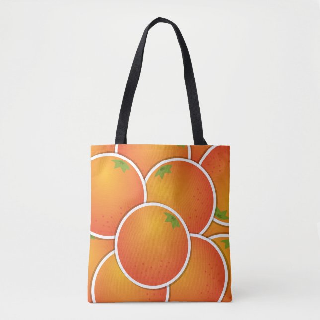 Tote Bag Oranges funky (Devant)