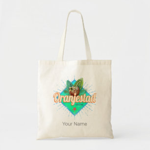 Tote Bag Oranjestad Aruba Retro Souvenir des Caraïbes Vinta