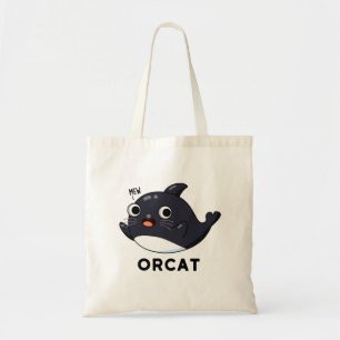 Tote Bag Orcat Drôle Chat Orca Pun