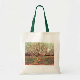 Tote Bag Orchard en Fleur, Plum Trees par Vincent van Gogh