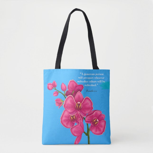 Tote Bag Orchidée (Devant)