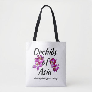 Tote Bag Orchidées d'Asie