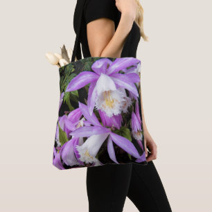Tote Bag Orchidées Florales de Pleione sur le rebord de la