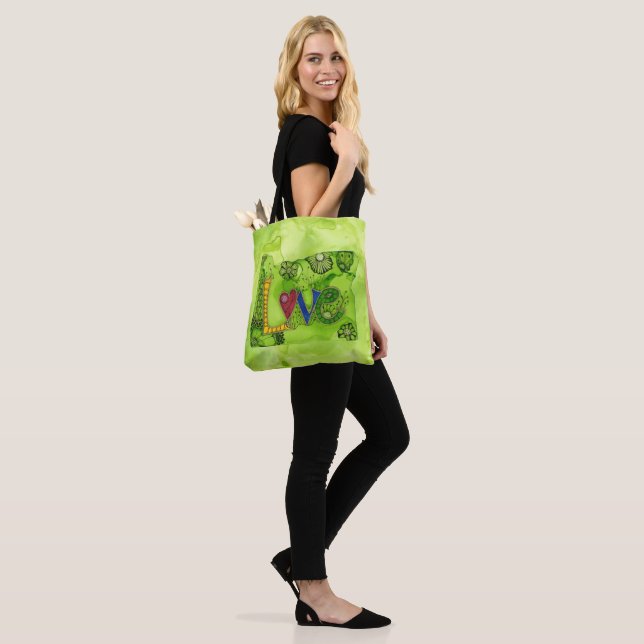 Tote Bag Oregon/Love Fourre-tout (Sur le modèle)
