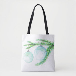 Tote Bag Ornements de Noël Fourre-tout