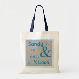 Tote Bag Orteils de Sandy et citation salée de la vie de