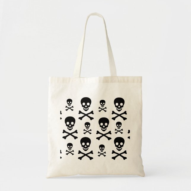 Tote Bag Os croisés du crâne N (Devant)