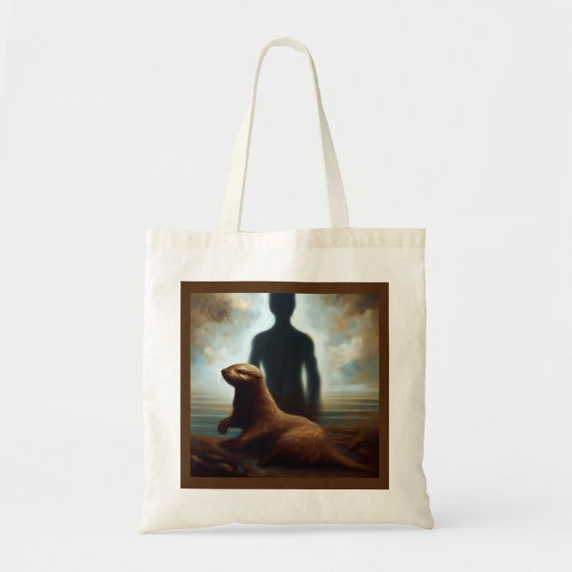 Tote Bag Otter animal Spirit 2 (Devant)