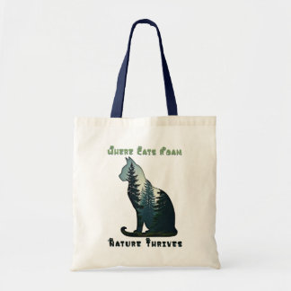 Tote Bag Où les chats se déplacent, la nature prospère l'ar