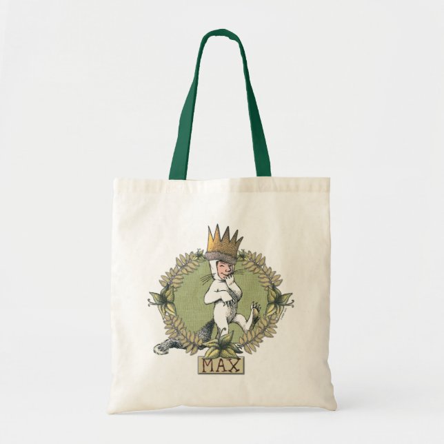 Tote Bag Où sont les choses sauvages | Insigne max. (Devant)