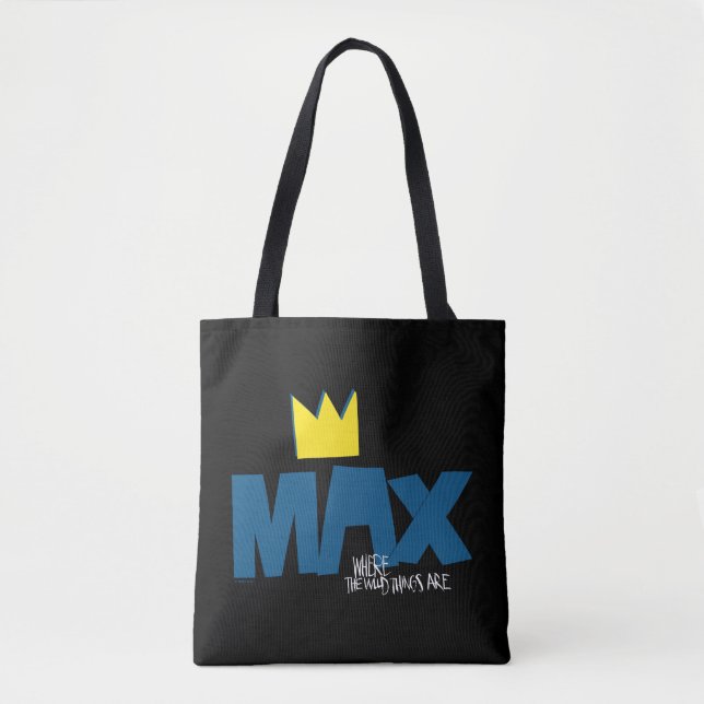 Tote Bag Où sont les choses sauvages | Max et Couronne (Devant)