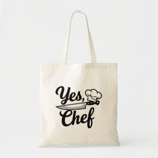 Tote Bag Oui Chef Funny Cuisine Cuisine Budget Fourre-tout