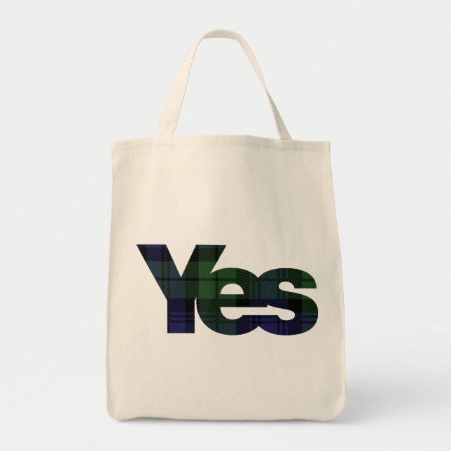 Tote Bag Oui l'indépendance écossaise de l'Ecosse (Devant)