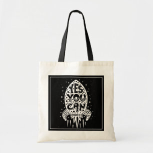 Tote Bag Oui vous pouvez Rocketship
