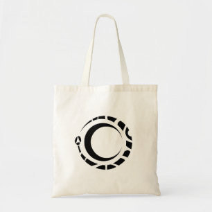 Tote Bag ouroboros et lune Alchimie Pagan Wicca