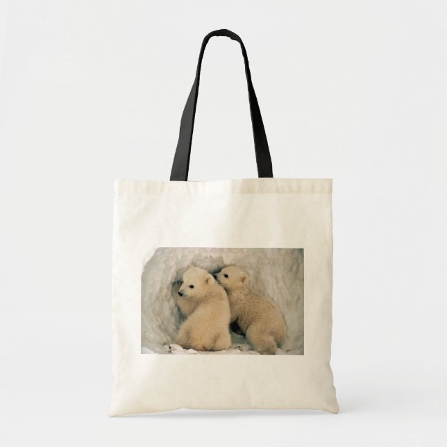 Tote Bag Ours blanc (Devant)