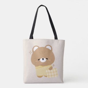 Tote Bag Ours Brown mignon