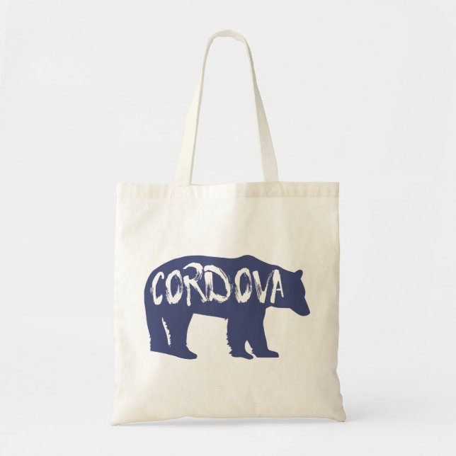 Tote Bag Ours de l'Alaska de Cordova (Devant)