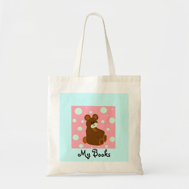 Tote Bag Ours en peluche assis (Devant)