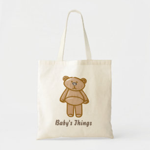 Tote Bag Ours en peluche mignon personnalisé