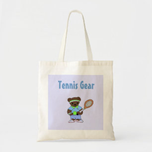 Tote Bag Ours jouant au tennis