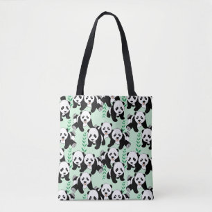 Tote Bag Ours panda graphiques