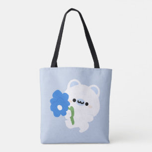 Tote Bag Ours polaire romantique
