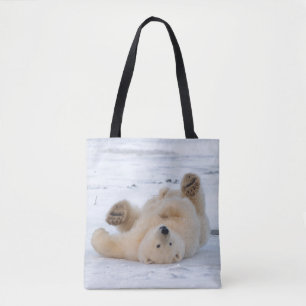 Tote Bag ours polaire, Ursus maritimus, ourson roulant 3