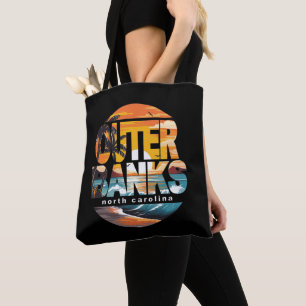 Tote Bag Outer Banks North Carolina Surfing